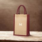 Jute Wine Bag