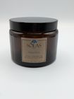 500ml amber jar triple wick candle