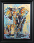 Strength and Grace Limited Edition print - Elephant art
