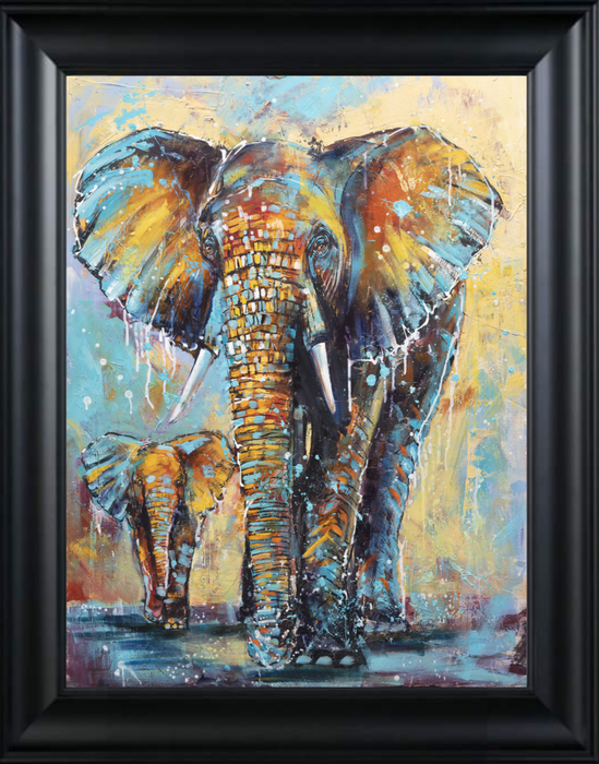 Strength and Grace Limited Edition print - Elephant art