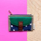 Spotty Print Zip Purse