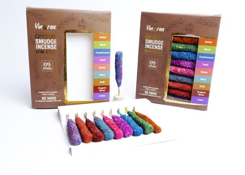 Mini Crystal Smudge Incense
