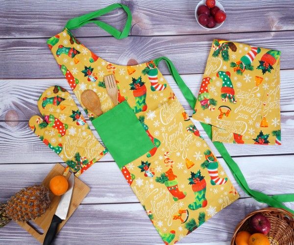 CUSTOM PRINTED KITCHEN LINEN SET