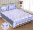 Soft Cotton Geometric Bedsheet Set