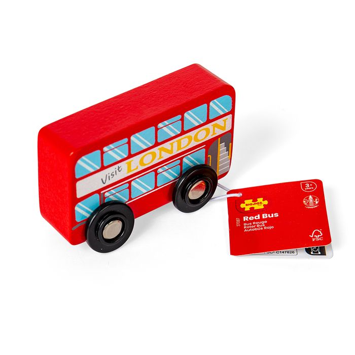 Bigjigs Toys London Bus & London Taxi