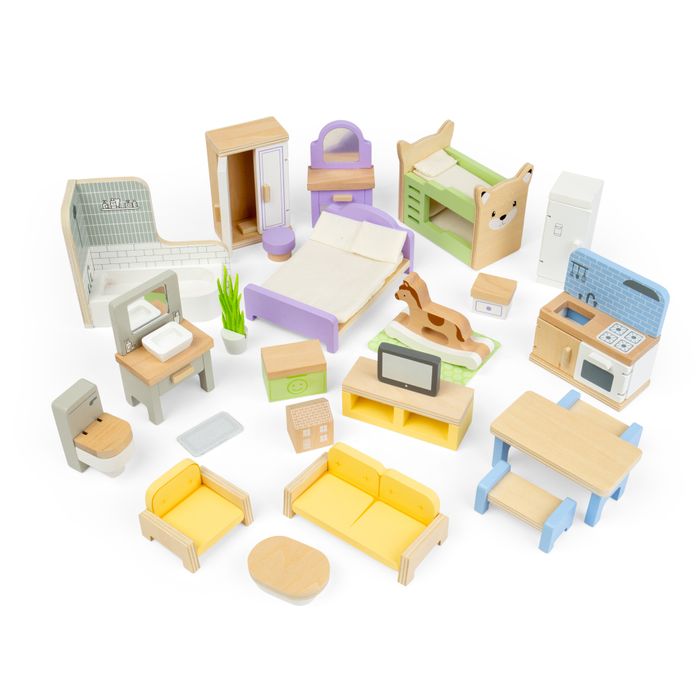 Bigjigs Toys Dolls House Furniture Set
