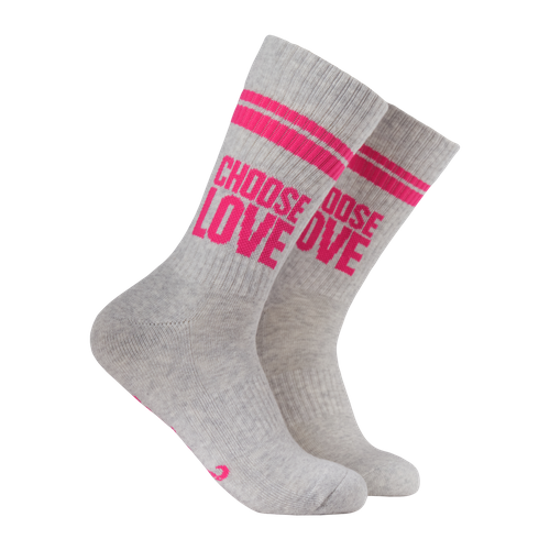 Choose Love Athletic Socks Collaboration