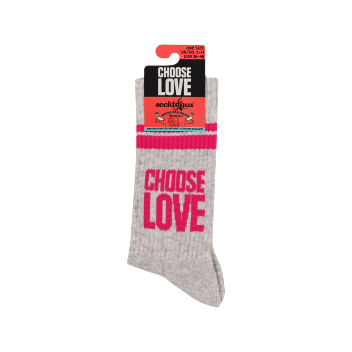 Choose Love Athletic Socks Collaboration