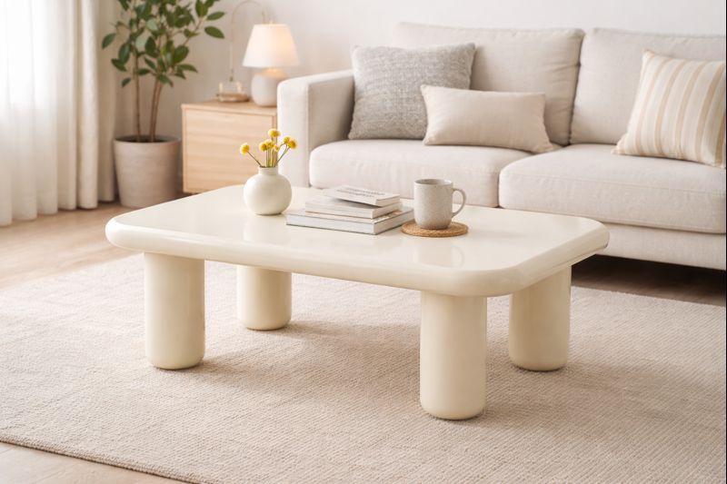 Modern High-Gloss Coffee Table—HP25-6110
