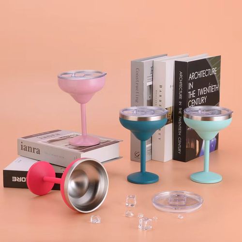 270ML Beer Mug Stainless Steel Shot Glass Insulated Tumbler with Custom Color Lid for Party Bar