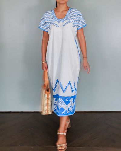 Ikat kaftans Long