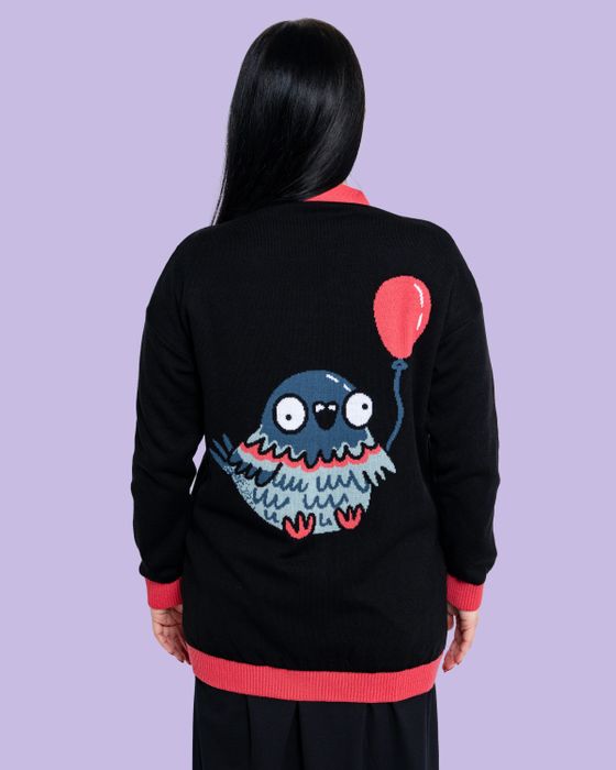 Rebel Romance x Katie Abey Pigeon Party Long Cardigan