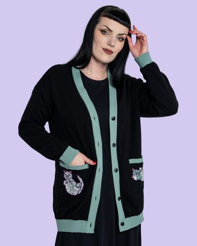 Rebel Romance x Abi Perry Purrfect Cats Long Cardigan