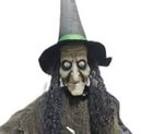 70” H Animated Halloween Speaking Witch