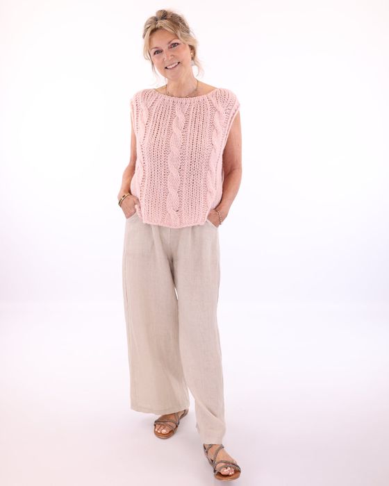 Alpaca Blend Cable Tank Top