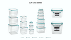 Clip Lock Container - 16 sizes