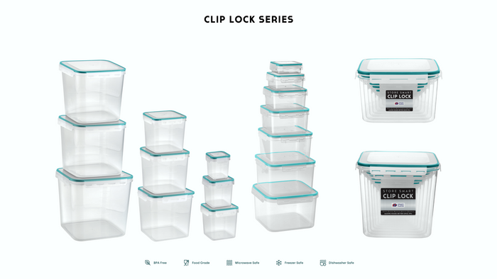 Clip Lock Container - 16 sizes