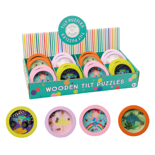 Wooden Tilt Puzzles