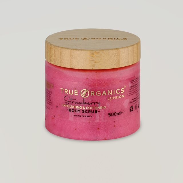 Strawberry & Raspberry Seed Exfoliating Sugar Scrub – Gentle Body Polish