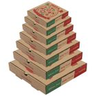 RISON Products Kraft Pizza Box