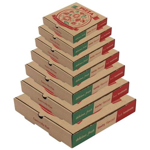 RISON Products Kraft Pizza Box