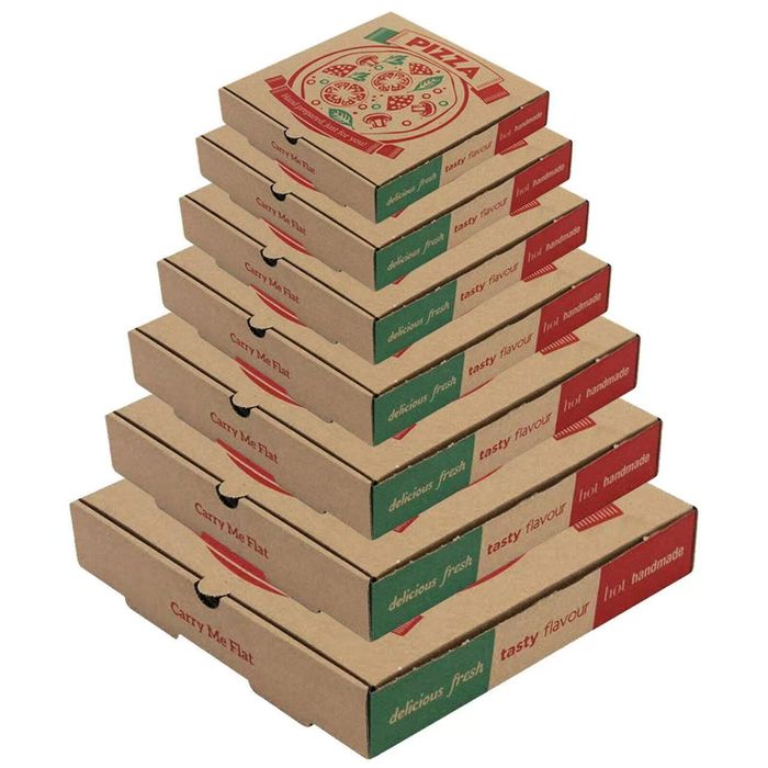 RISON Products Kraft Pizza Box