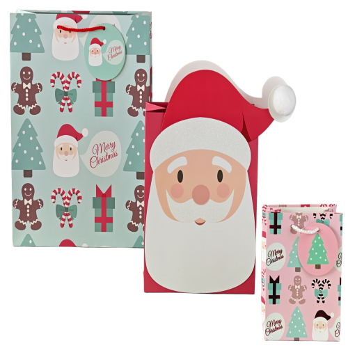 Chirstmas Paper Gift Bag Set