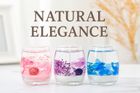 Glass Filled Natural Dried Flowers Candles & LED Candles