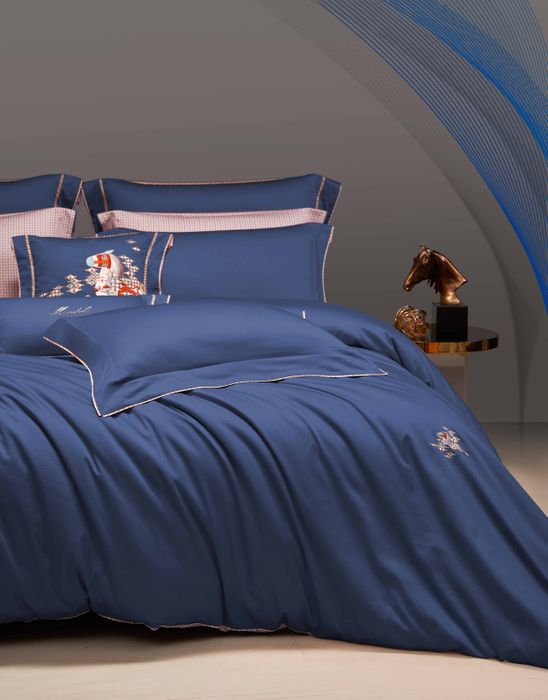 400TC Cotton Embroidered Bedding Set-1956s Jin Li