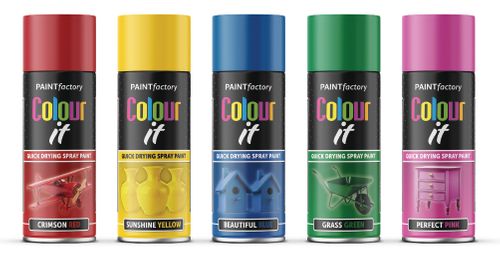 Colour It Spray Paints, Tins & Speciality Coatings