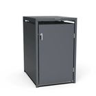 Anthracite 360L Solid Panel Single Wheelie Bin Storage