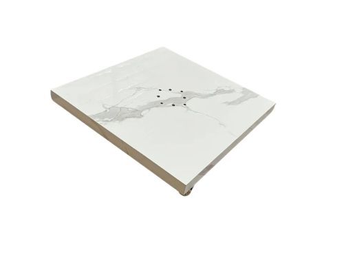 90kg White Sintered Stone Base with Wheels | Cantilever Parasols