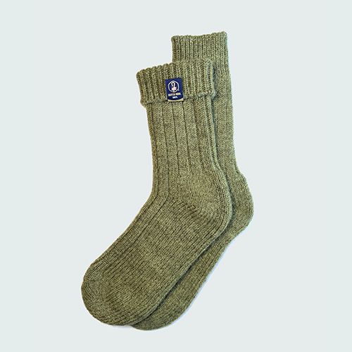 British Wool Boot Socks – Dark Apple