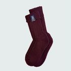 British Wool Boot Socks – Burgundy