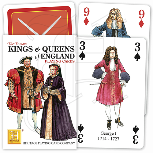 Kings & Queens of England Playing Cards