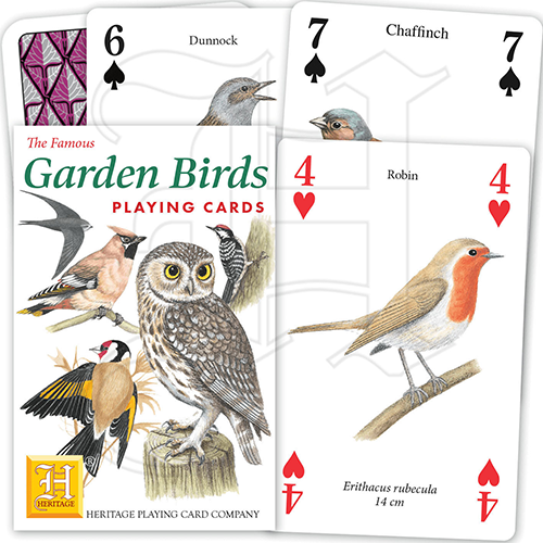 Garden Birds Playing Cards