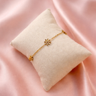 Daisy Flowers Gold Bracelet
