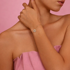 Crystal Flower Gold bracelet