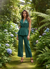Green Solid Co-Ord Set