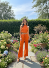 Orange Schiffli Co ord Set
