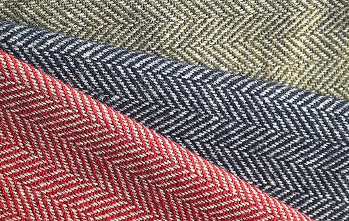 New - Herringbone Wool-Blend Blankets