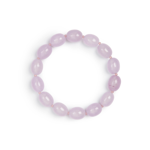 Lilac Jade Stone Natural Beaded Bracelet