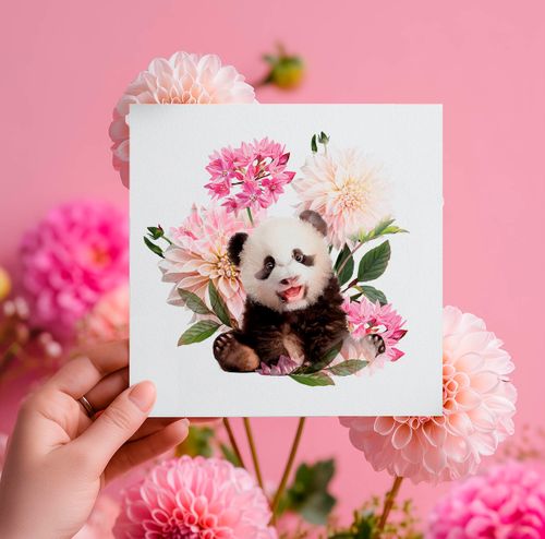 Wildlife botanical Greeting cards