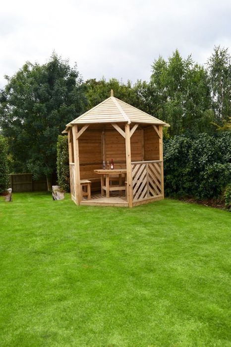 Woodshaw Willoughby Gazebo with Furniture