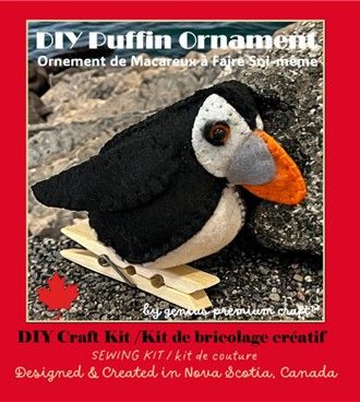 DIY Felt Bird Sewing Kits Puffin
