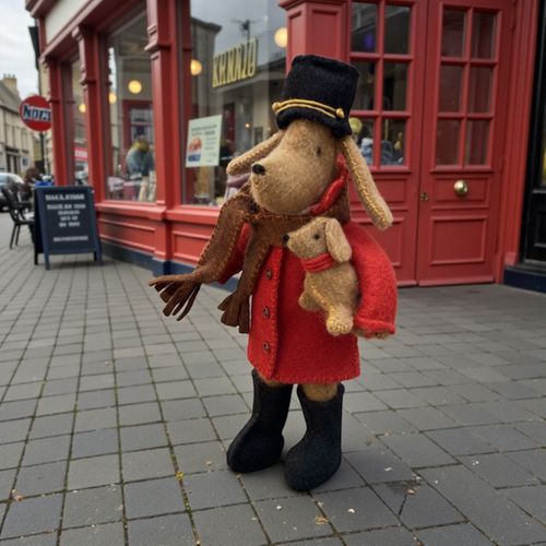 Dachshund Soldier Sewing Kit-deluxe