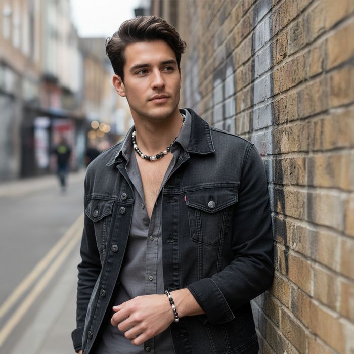 Men's Necklace and Bracelet