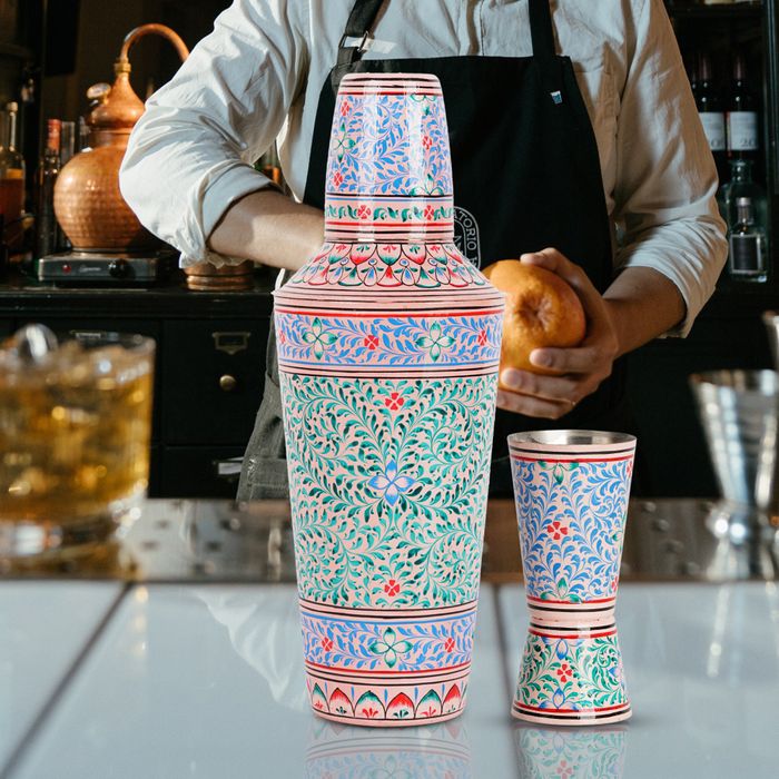 Hand Painted Barware