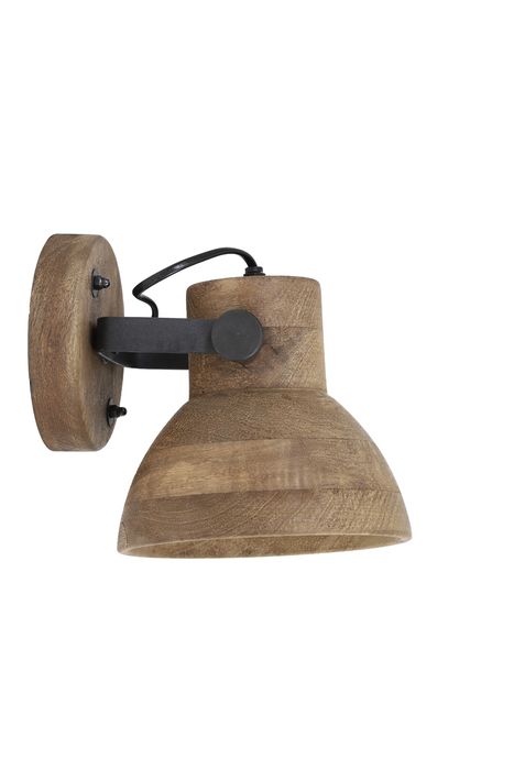 ILANIO wall lamp brown+matt black