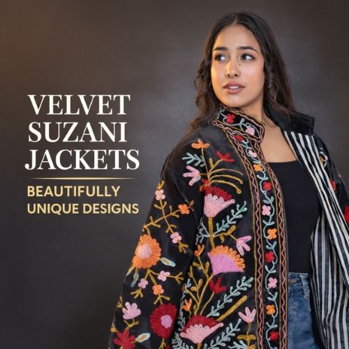 Premium Handcrafted Velvet Suzani Jacket